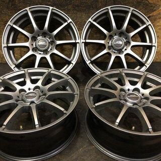 A-TECH SCHNEIDER LIGHT MODEL エーテック シュナイダー 社外ホイール 15インチ 4本 6J5HPCD100+45 プリウス等　(VHH168) クレジットカード QR決済可能