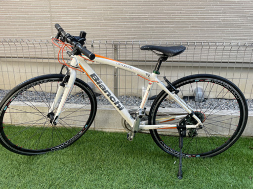 ビアンキ　ロードバイク　しろ