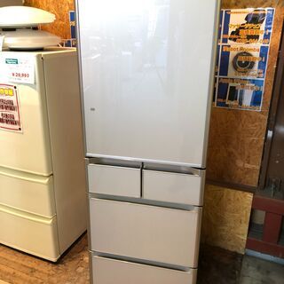 HITACHI 冷蔵庫 415L 大容量 R-S4200E 右開き d4656 HITACHI 冷蔵庫