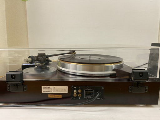 美品　Micro SX-555FVW レコードプレーヤー　RB-1110 エアポンプユニット　セット