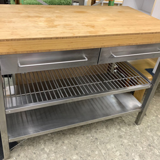 IKEAステンレス作業台