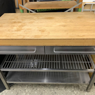 IKEAステンレス作業台