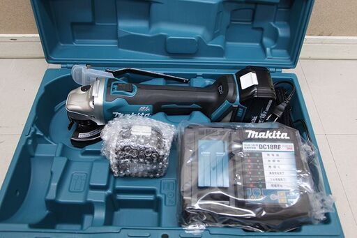 makita マキタ GA404DRGXN 18V-100mm充電式ディスクグラインダ キックバック低減機能搭載 6.0Ah予備バッテリ付セット (D4172khwxY)