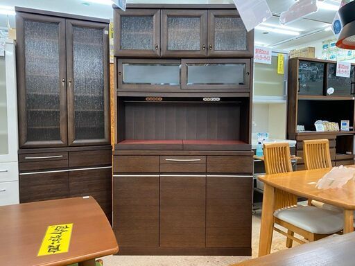 【愛品館 江戸川店】東海家具 キッチンボード 食器棚 ID:151-007108-007