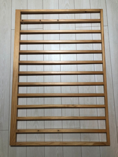更に値下げ！！★ほぼ新品★ベビーベッド　カトージ　立ちベッド シンプルコンフォートF（ナチュラル）