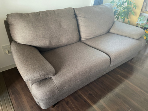 【売約済み】ニトリ　３人掛けソファー　ダークブラウン