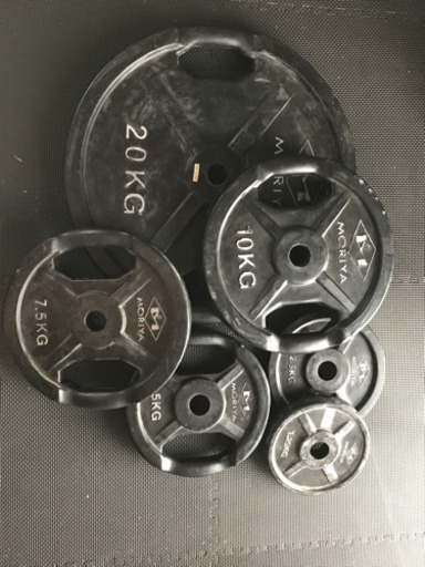 バーベルプレートセット107.5kgセット 18,000円