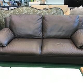 【愛品館八千代店】Italsofa　イタルソファ　総本革3人掛けソファ【愛八SF】の画像