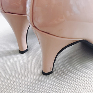 【1日のみ使用】パンプス 22cm エナメルピンクベージュの画像