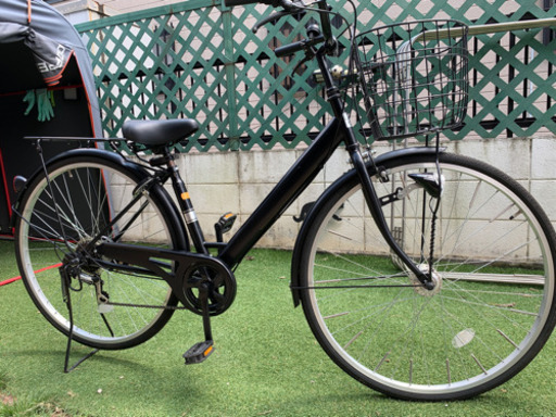 【受け渡し予定あり】自転車　ママチャリ　27インチ　外装6段切替