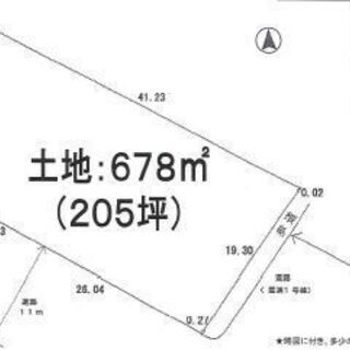 ★貸土地★  枚方市北中振　  205坪　#資材置き場　＃トラッ...