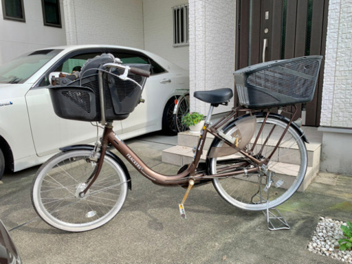 【取引き受付中】子ども乗せ自転車(メンテナンス済み)