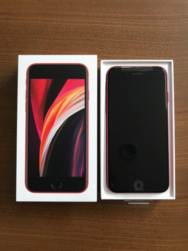 お話中　ほぼ新品未使用品！iPhone SE 64GB レッド7月31日まで