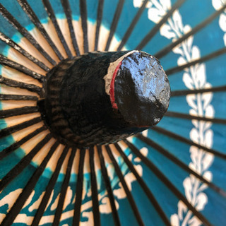 浴衣日傘用　日本舞踊用　ほぼ未使用　和傘　女性夏祭り❣️の画像