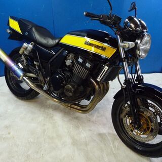 KAWASAKI ZRX400-2 黒/黄 車検残R5/3月 名...