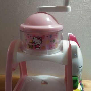 かき氷器　ハローキティ　手動の画像