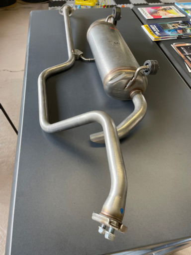 新車外し　ジムニーマフラー