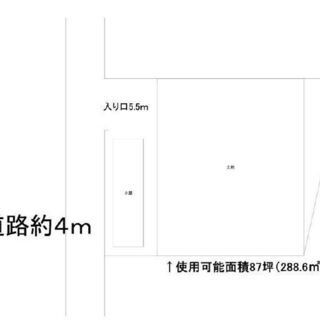 ★貸土地★   摂津市一津屋　87坪　 #資材置き場　＃トラック...