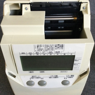 中古　タイムレコーダー　幅16　　奥行12.8　　高さ20.5　 （ｃｍ）　SEIKO  QR−330   取扱説明書付の画像
