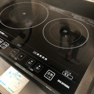 アイリスオーヤマ　IHクッキングヒーター　2口　EIH1470-Bの画像