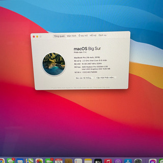 Apple macbook pro 16inch 2019の画像