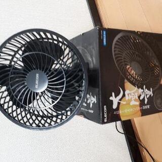 ELECOM　ハイパワー扇風機　クリップ式