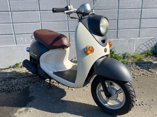 ☆ビーノ低燃費4スト・走行少☆バッテリー・セルモーター電話シートなど新品交換^_^色々整備で快調です☆50cc原付スクーター☆