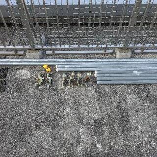 単管パイプ。懸垂台などに
