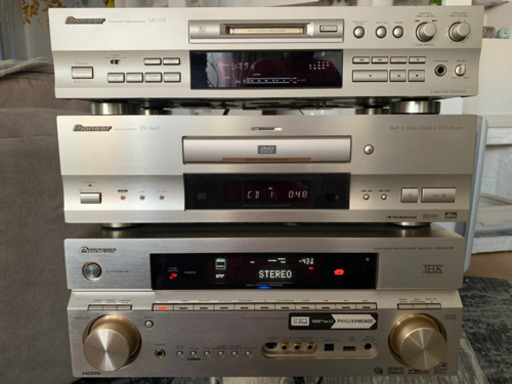 pioneer コンポ　MD DV VSA