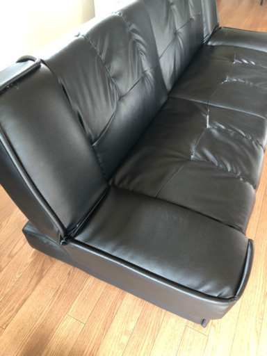 【お譲り決定しました】ソファーベッド　引き出し付き