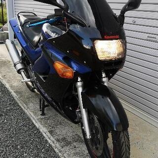 Kawssaki ZZR250 実働　青/黒