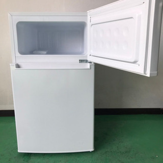 👑全品半額SALE‼️👑美品✨ /Haier/ハイアール/2017年製/冷蔵庫/85L/JR-N85A/配送可能🚛/9000円→4500円✨/0720b の画像