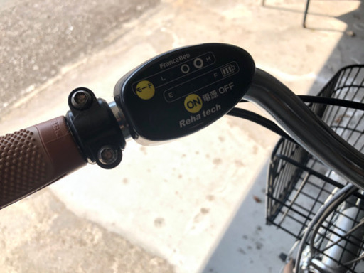 【決まりました！】フランスベッド　リハテック　Reha tech 電動アシスト三輪自転車　ASU-3WT3　