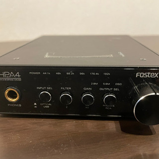 FOSTEX ヘッドホンアンプ D/A変換器内蔵 ハイレゾ対応 ...