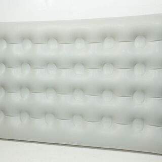 お値下げしました!! 21B192 DCM(山善) 電動エアベッド シングル ベロア調 100×200×高さ18cmの画像