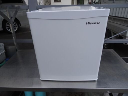 【お買い上げありがとうございました】 1ドア　冷蔵庫　42ℓ　 HR-A42JW  ハイセンス　2017年製　no1