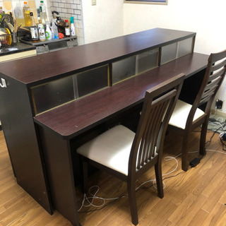 【お取引中】カウンターテーブル　キッチンカウンター　28日まで