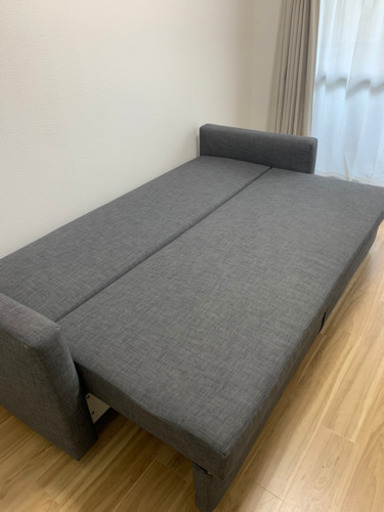 IKEA ソファベッド　FRIHETEN フリーヘーテン　グレー