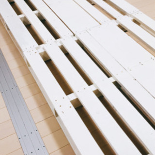 木製パレット　シングルベッド　1m×1m×2枚