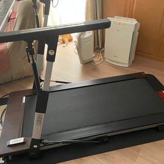 ルームランナー（木目調、折り畳み、高級）