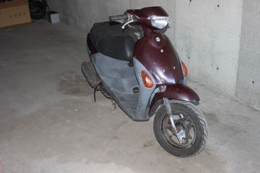 スズキ　レッツ4（CA41A）　ジャンク　書類　鍵あり　部品取り又はレストアベース