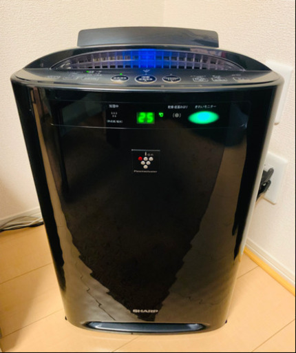 美品 シャープ SHARP 加湿空気清浄機 高濃度プラズマクラスター7000搭載 KC-B50 ブラック