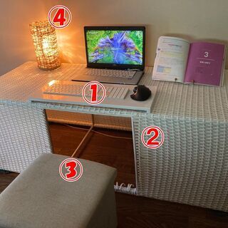 【3品同時購入で￥500】格安でローテーブル、収納スツール、美品...