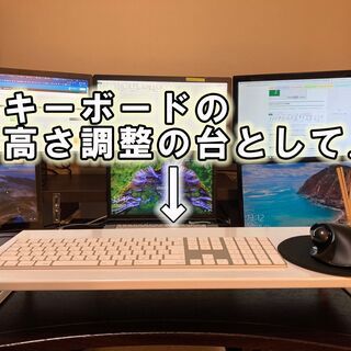 【3品同時購入で￥500】格安でローテーブル、収納スツール、美品キーボード台をお譲りしますの画像