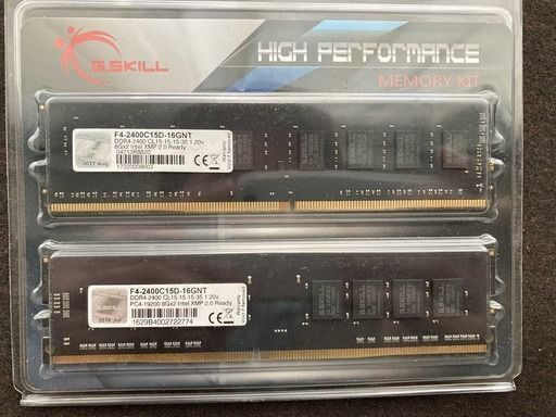 デスクトップ用DDR4 4x8GB PC-2400規格 G.Skill High Performance Memory【中古】