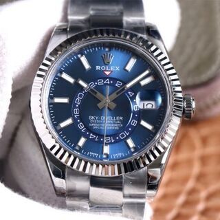 ⚠商談成立 ROLEX/スカイドゥエラーWGベゼル