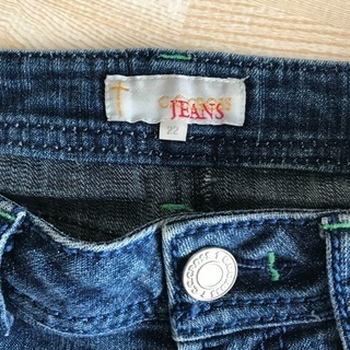 C.C.CROSS JEANS ロールアップデニムの画像