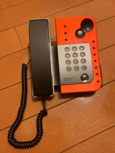 電話機◼️レッド◼️子機◼️アンテナ破損