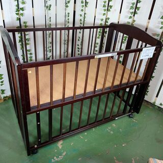 【愛品館八千代店】石崎家具　SLEEPY　折りたたみベビーベッド...