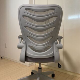 GTXMAN オフィスチェア デスクチェア メッシュ 椅子 ハイバック パソコンチェア 事務用椅子 通気性 昇降機能付き ロッキング機能 106-GRAYの画像